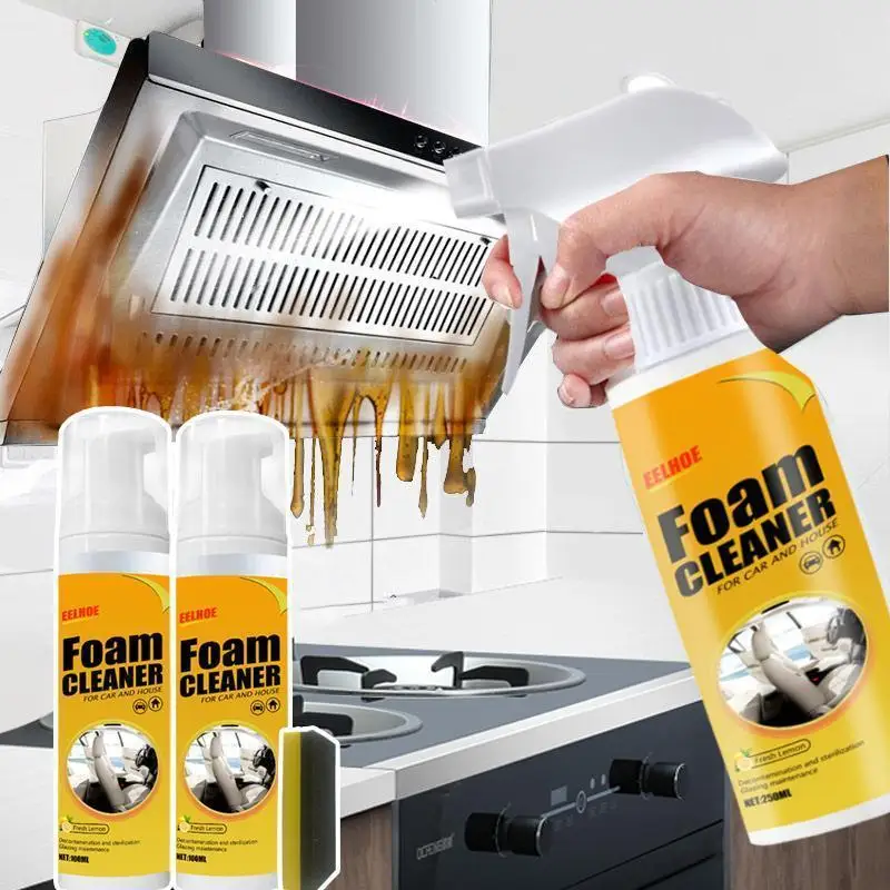 

New Multi-Purpose Foam Cleaner Rust Remover Strong Decontamination Leather Seat Cleaner Accessories Home Kitchen Cleaning Foam