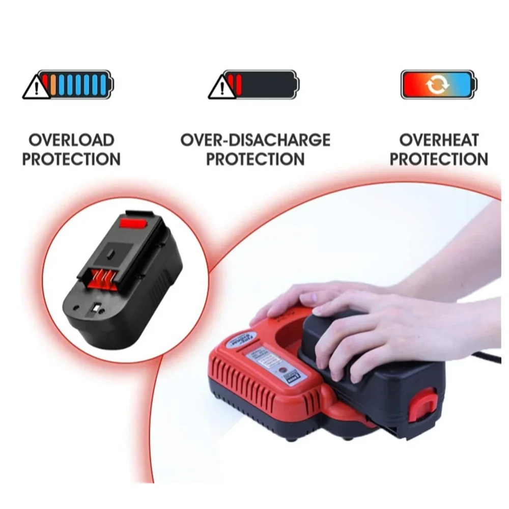 Аккумулятор для электроинструмента Black &amp Decker 18 в 6000 мАч