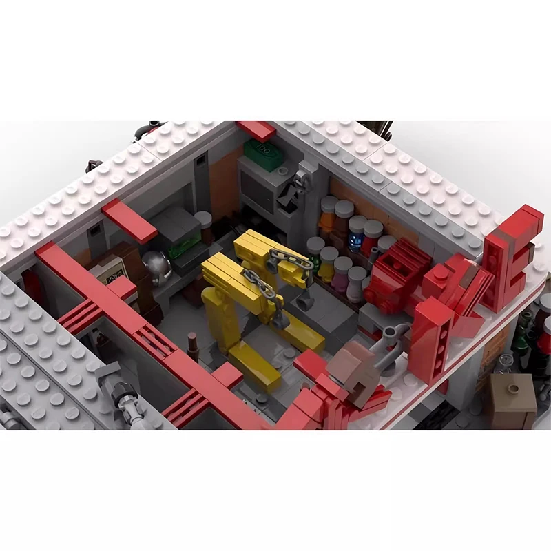 Конструктор Bricklink MOC Ideas Game Fallout 4 Red Rocket Truck Stop City House архитектурные наборы детские