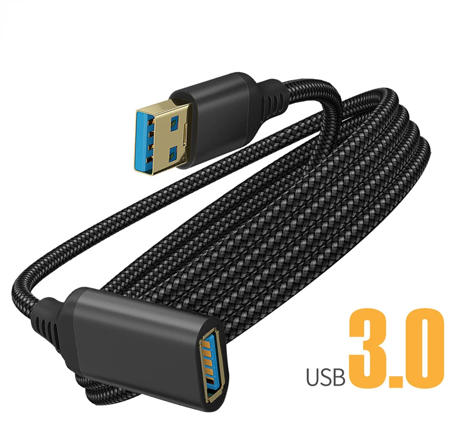 

USB 3.0 Male-To-Female High-Speed Transmission Data Cable For Computer Camera Printer Extension Cable 5M/3M/2M/1M Berserk