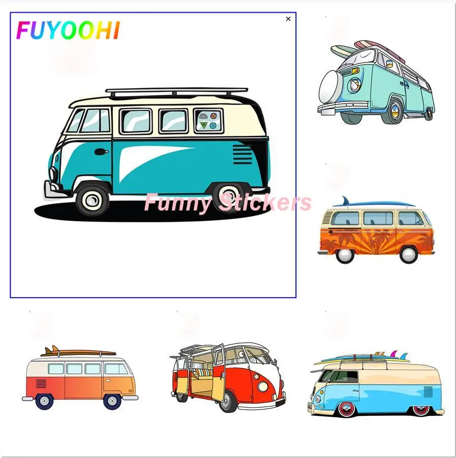 

EARLFAMILY 13 см x 8,5 см для серфинга фургона виниловые автомобильные наклейки граффити ветровое стекло бампер DIY Наклейка устойчивая к царапинам ...