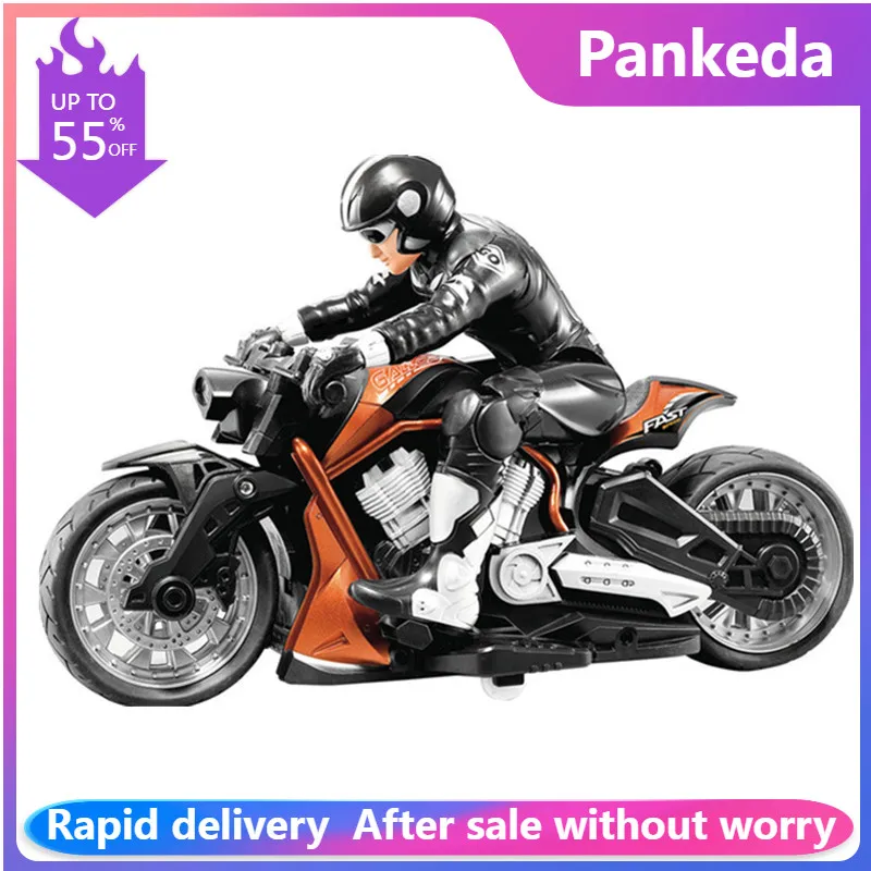 

High Speed Remote Control RC Stunt Motorbike 360 degree Rotation drift Car 60mins Drive Racing Motorbike RC Motorcycle Toy model