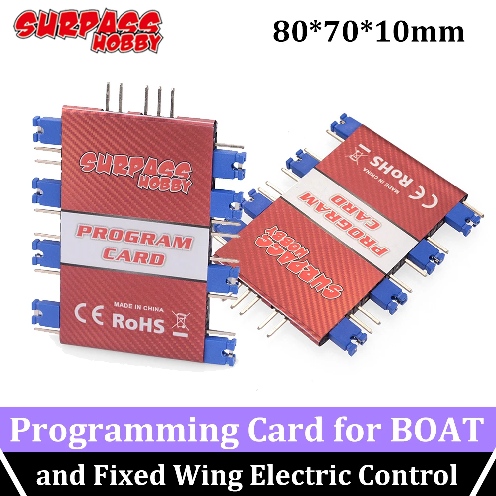Красная программируемая карта SURPASS HOBBY бесщеточный электронный контроллер