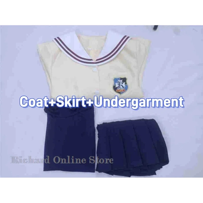 2025 22 Nagisa Furukawa Косплей Аниме CLANNAD Костюм Fujibayashi Kyou Униформа Платье Юбка Костюм Игровая Школьная Форма JK C (art.: 3920d1daaf536) - 3920d1daaf536