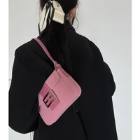 niche retro scrub small dirty powder underarm bag 2022 new bag womens texture shoulder bag mini hand bag handbags