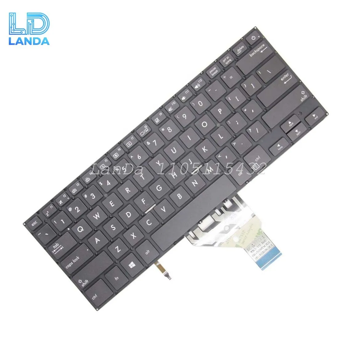 Фото Клавиатура Lpatop для ASUS PRO P5440 P5440UF P5440UA PU404, черная, США, с подсветкой №2
