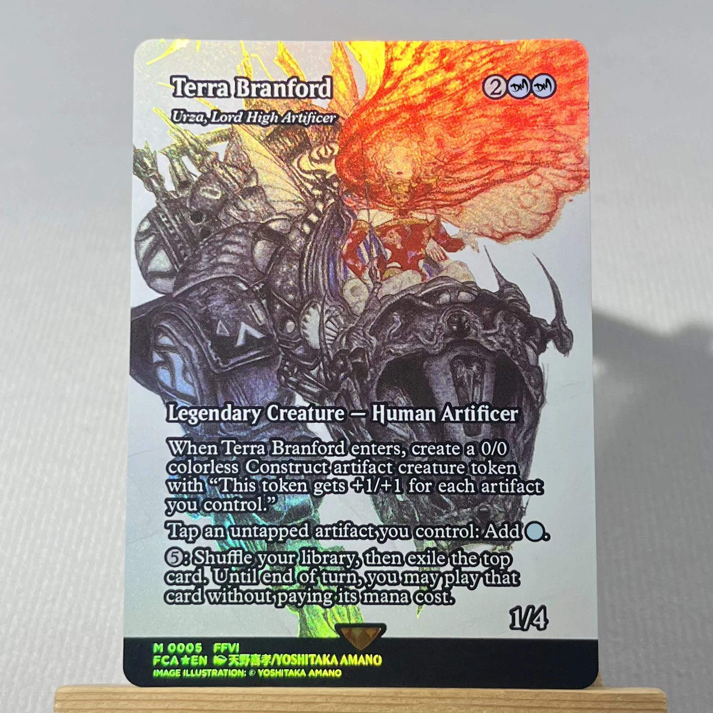 Фото FCA FIC FOIL4-02 Прокси-карты TCG: Клауд, Экс-Солдат Терра, Герольд Надежды Селес, Руночный Рыцарь, Древний Медный Дракон №4
