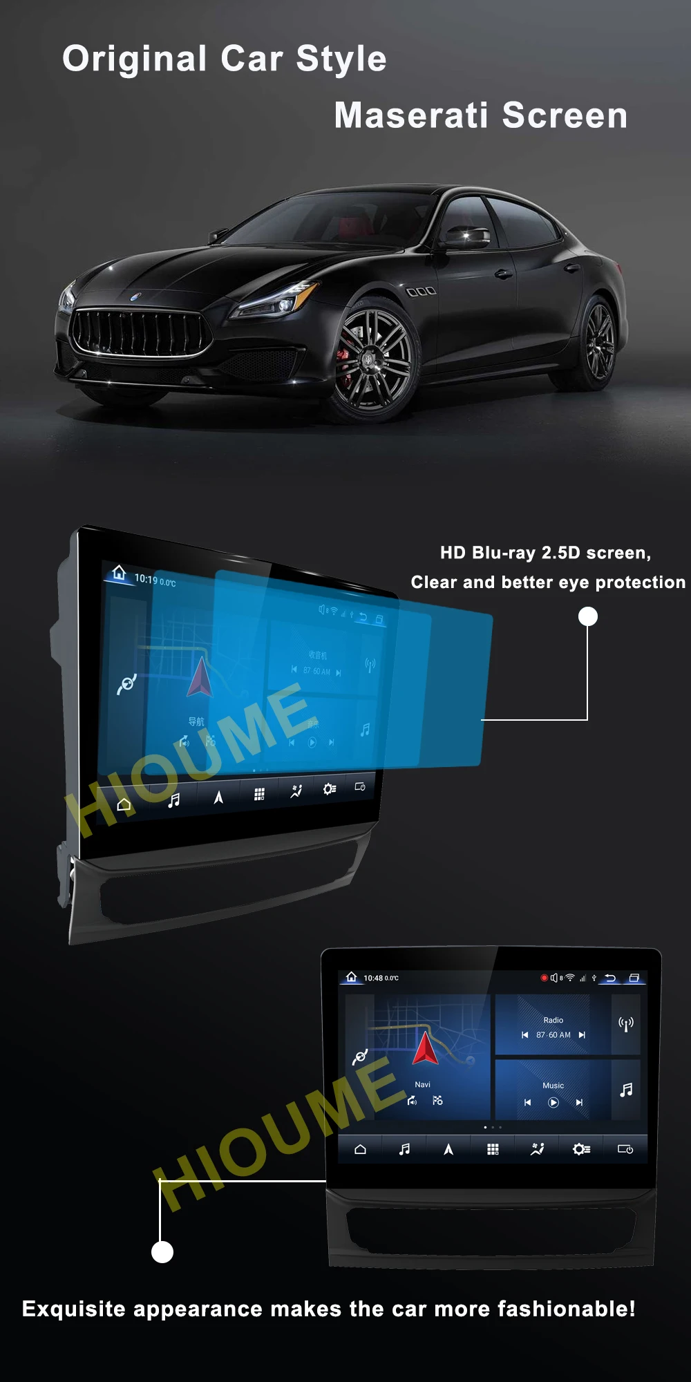 Автомобильный мультимедийный плеер Qualcomm Android 11 10 26 дюйма стереоприемник радио