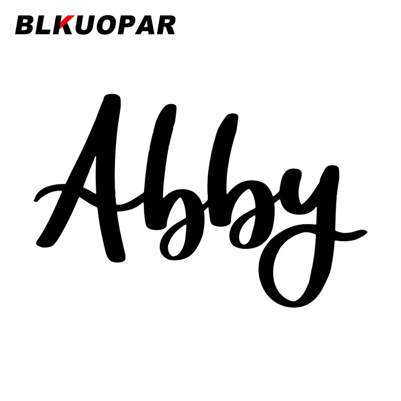 

BLKUOPAR Abby Car Sticker Scratch-proof Creative Original Air Conditioner Decoration Sunscreen Personality Funny ATV Graphics