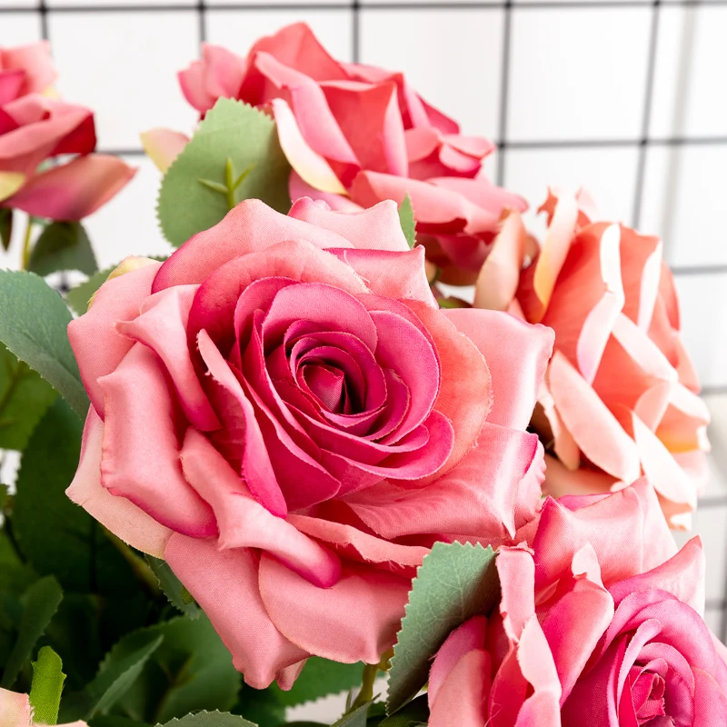 Большой цветок розы искусственные цветы для домашнего декора