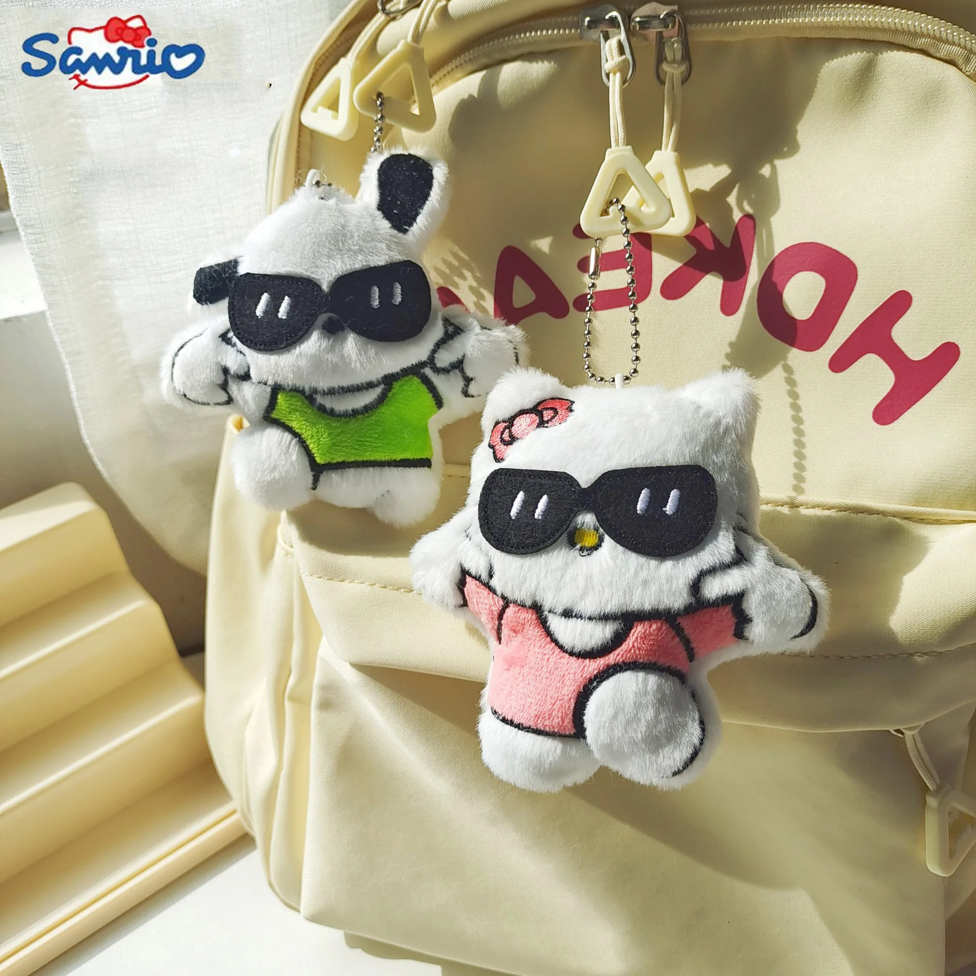 Kawaii Hello Kitty плюшевые игрушки брелок Cinnamoroll Kuromi плюшевый кулон Itabag аксессуары вещи