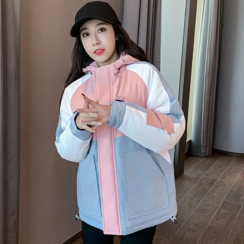 

New Women'S Loose Versatile Plus Cotton Thickened Coat Lady Autumn And Winter Sports Leisure Fashion Trend Hooded Jacket Female