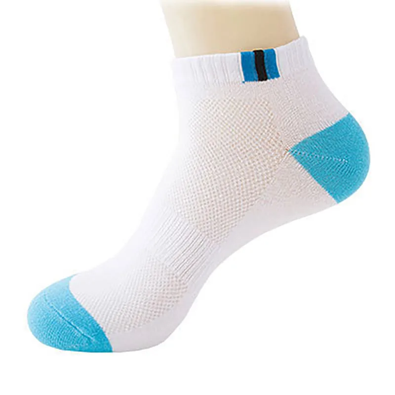 5 Pairs Men's Ankle Socks Invisible Socks Summer Breathable Thin Sport Cotton Socks Silicone Antiskid Boat Socks Low-Cut Socks