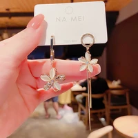 2022 long tassel floral earrings hold color fashion hanging pendant women earrings summer jewelry accessories girls gifts