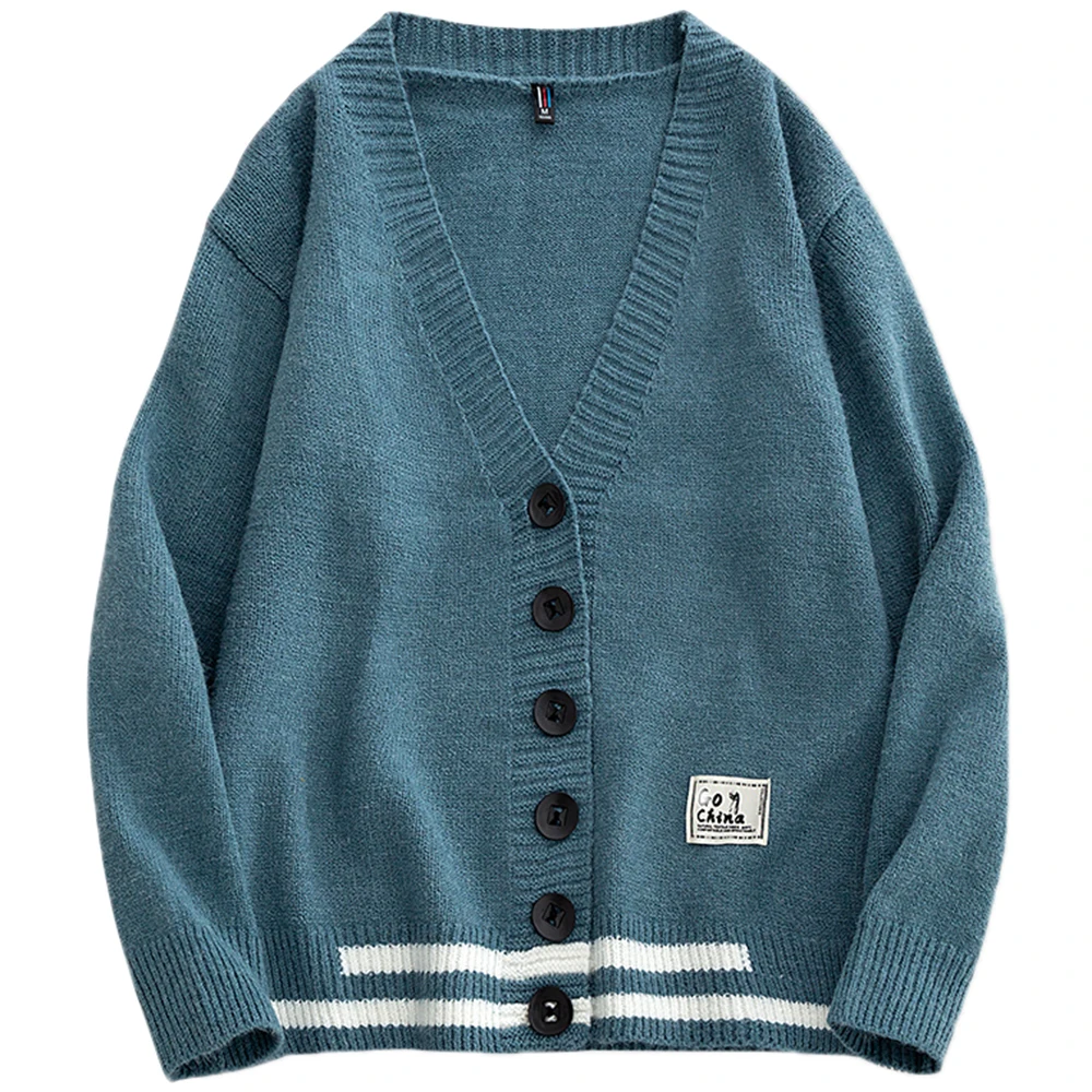 

2022 Харадзюку в японском стиле хип-хоп свободный свитер кардиган оверсайз трикотажные женские и мужские свитера хипстерские Пальто джемпер 9172