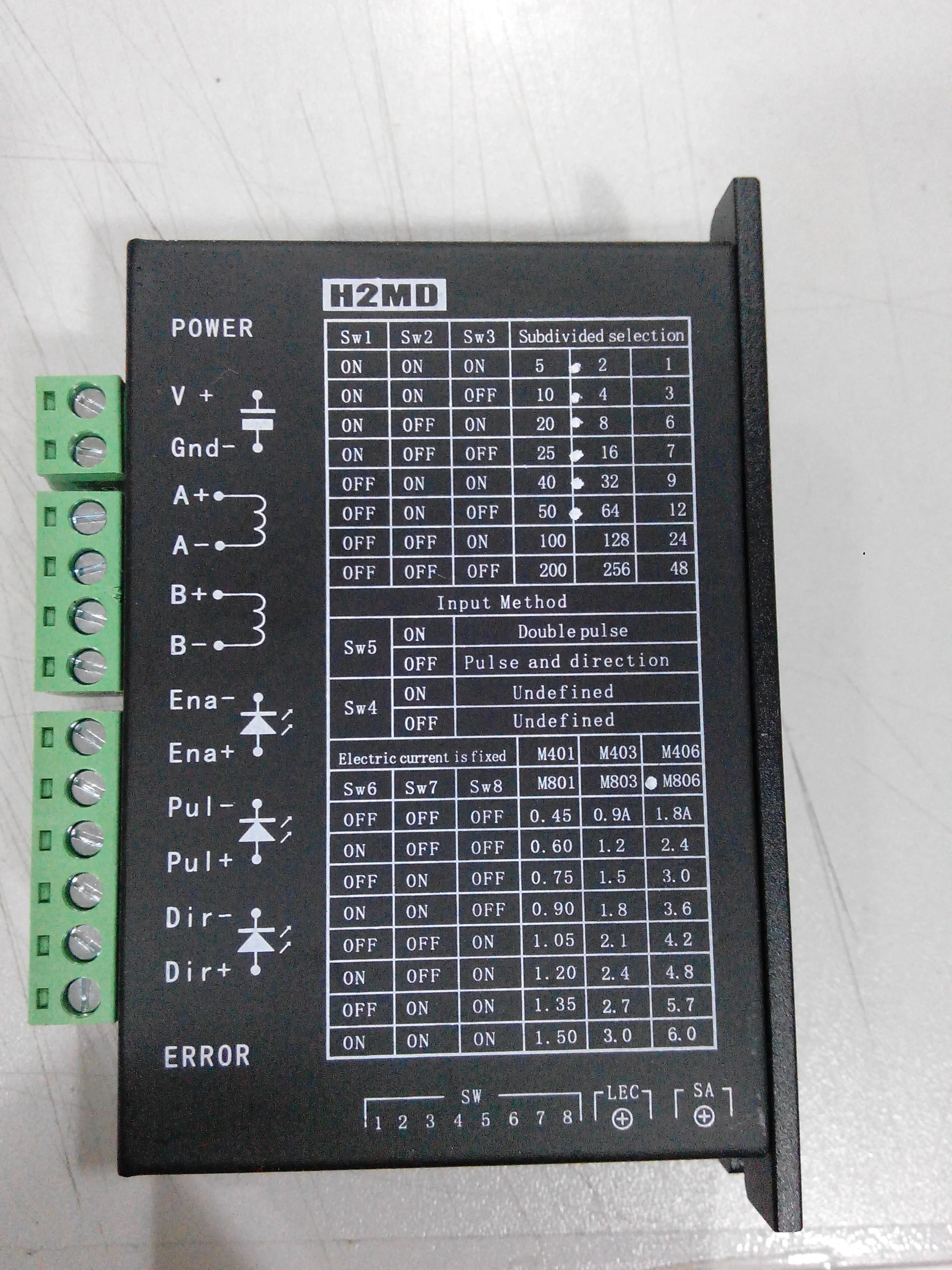 

Драйвер H2MD шаговый драйвер, лазерная маркировочная машина, печатная машина, станок с ЧПУ