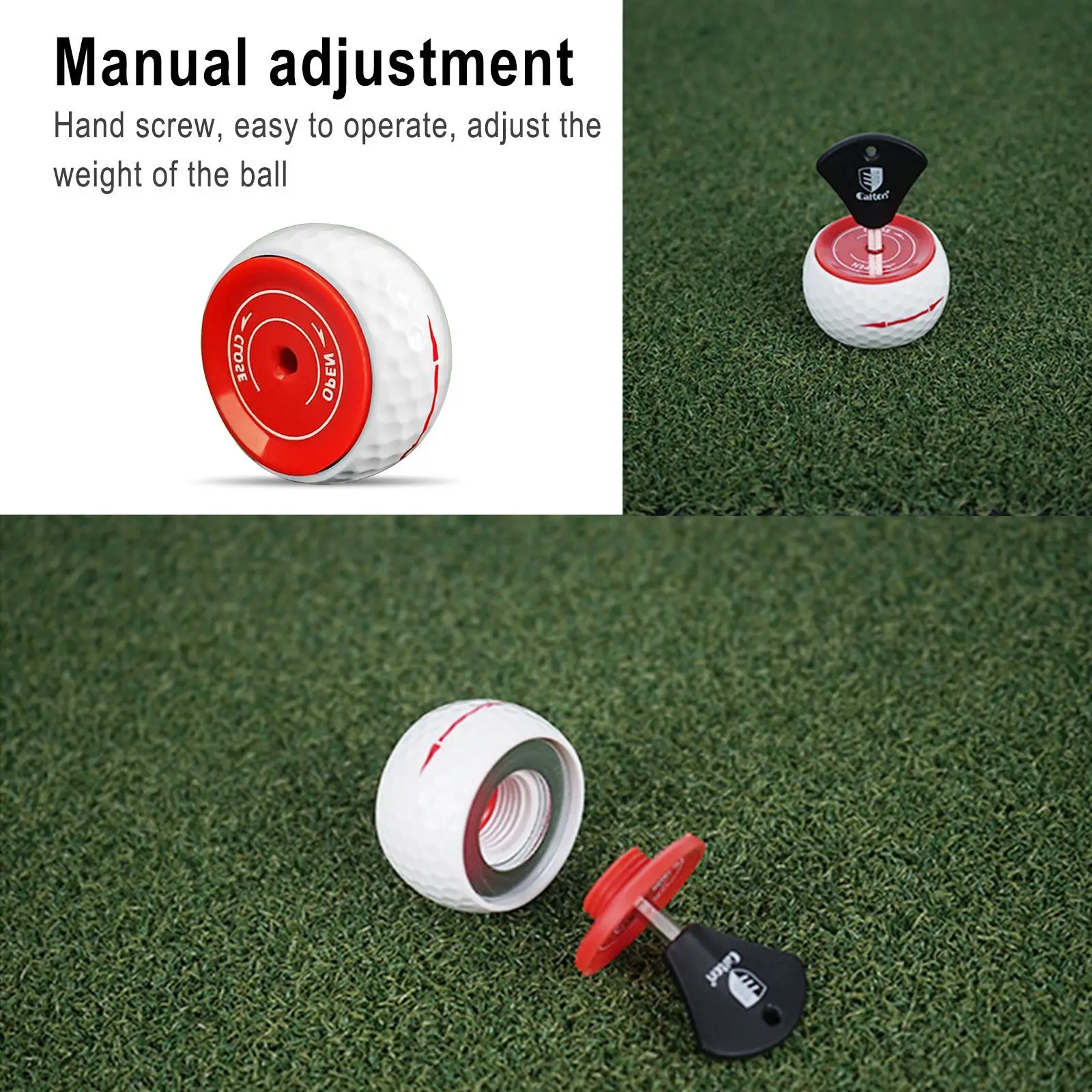 

1pc Putting Wheel Golf Trainer Adjustable Weight Golf Training Aid For Put Beginners Putter Practice Golfs Training Accessories