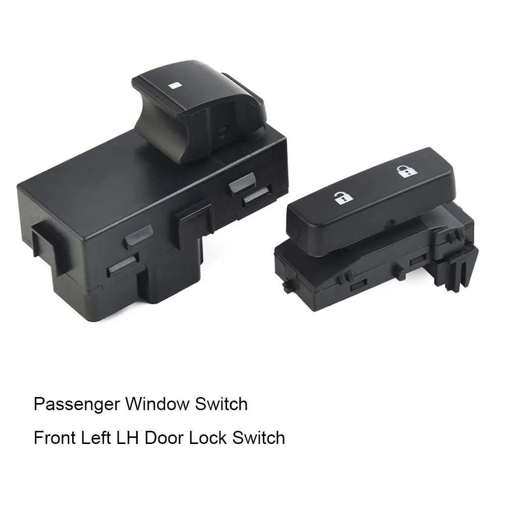 

2x Passenger Side Control Switch Door Lock Switch For Chevy Silverado For GMC Glass Lifter For Chevrolet Silverado