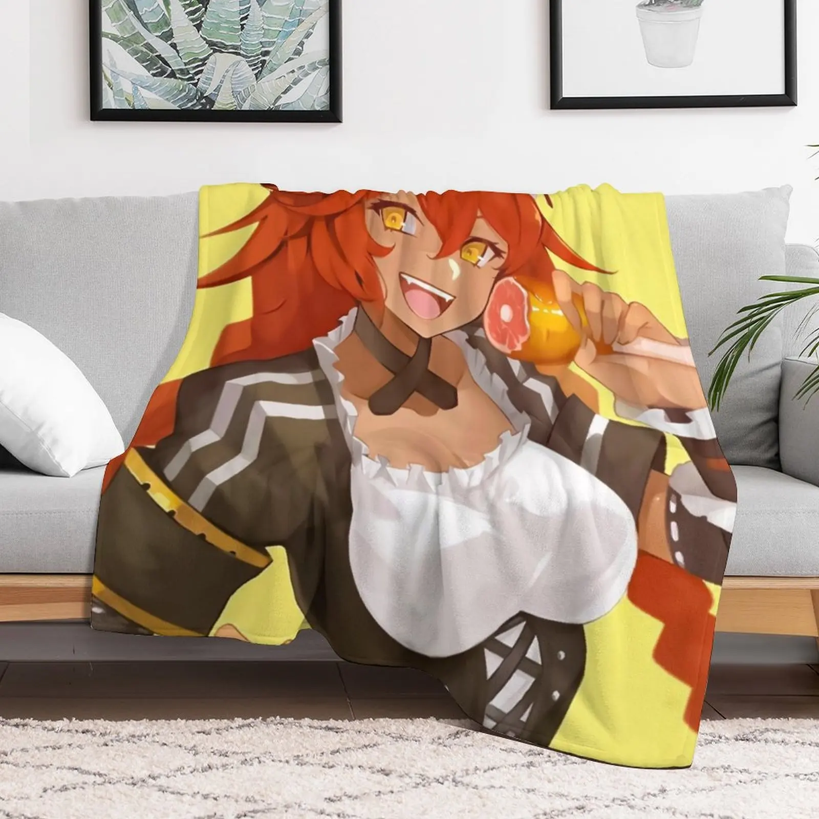 Lupusregina Beta Overlord Artwork для Wibu пушистое одеяло декоративного дивана свободные одеяла