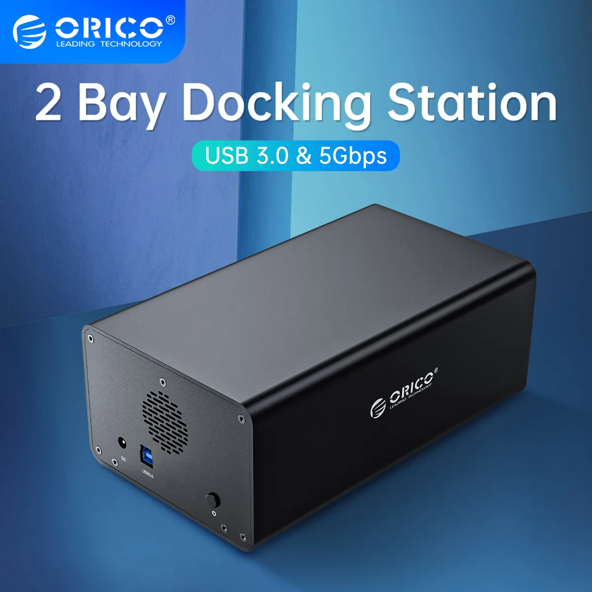 

ORICO 35 Series 3.5 inch 2 Bay HDD Docking Station Support UASP 32TB For 2.5 3.5 Inch Hard Drive With 48W Power Hard Drive Case