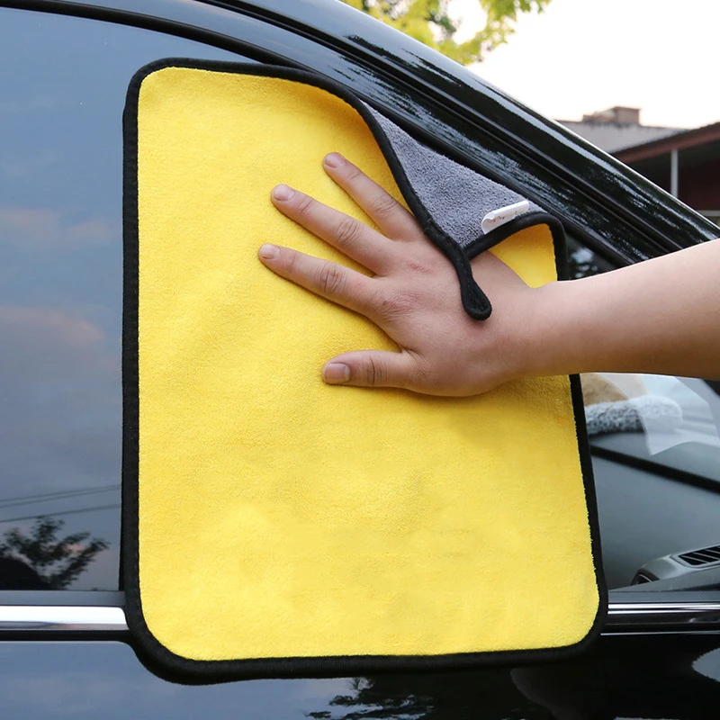 

Car Coral Fleece Auto Wiping Rags Efficient Super Absorbent Microfiber Cleaning Cloth Home Car Washing Cleaning Towels