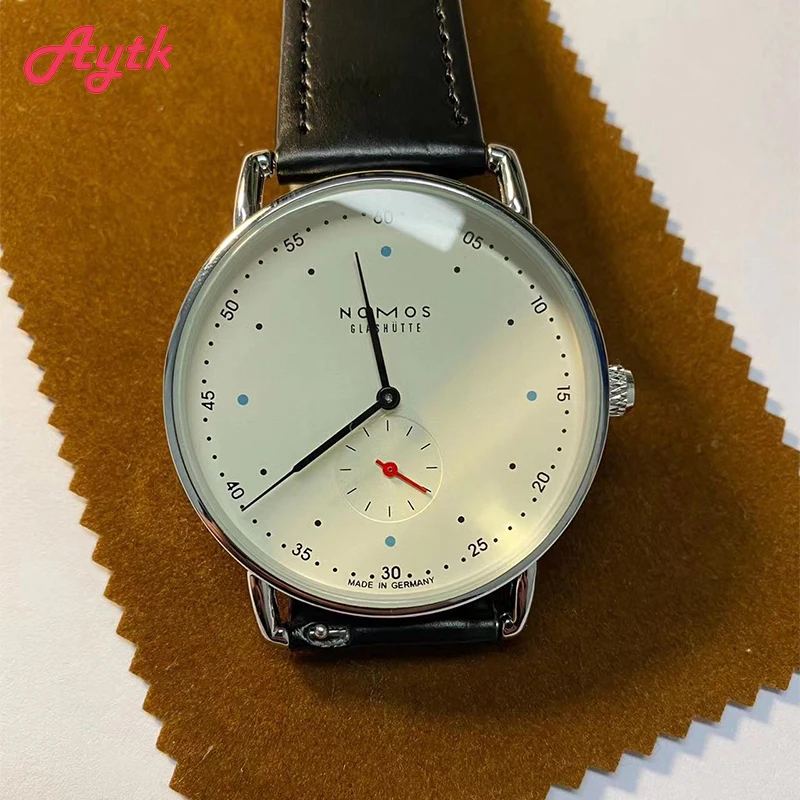 

2023 Men's Watch High Quality Classic Simple Round Large Dial Pointer Waterproof Fine Steel Watch Same Brand Watch