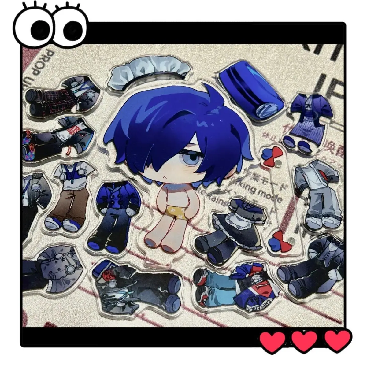 Аниме-фигурка yushki Makoto косплей милая фотография настольная табличка детские