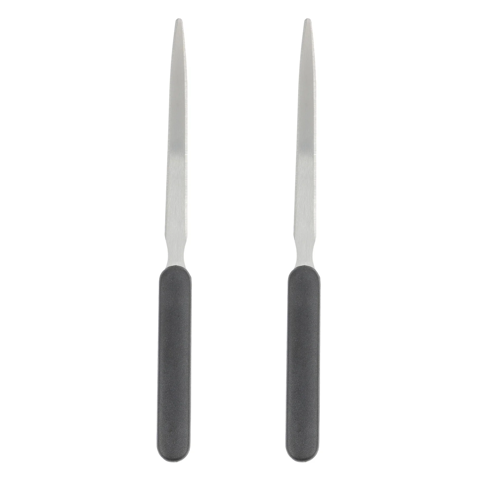 

2pc Metal Stainless Steel Letter Opener Practical Paper Cutter