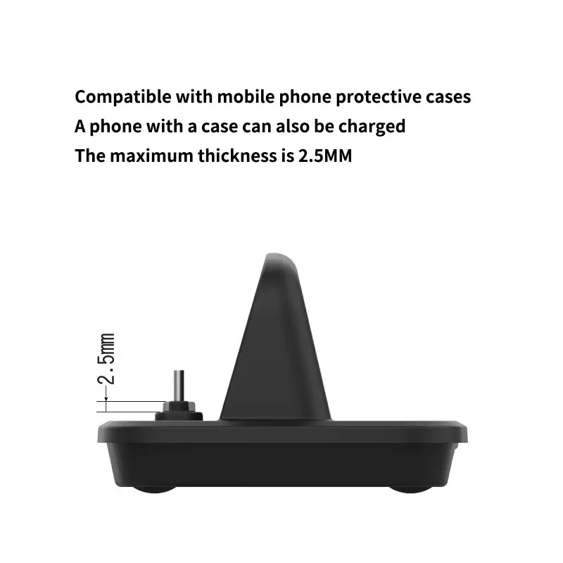 Фото Зарядная станция Type-C для iPhone 17, 16, 15 ProMax: быстрая зарядка USB-C устройств, синхронизация, плоская подставка для Type-C №5
