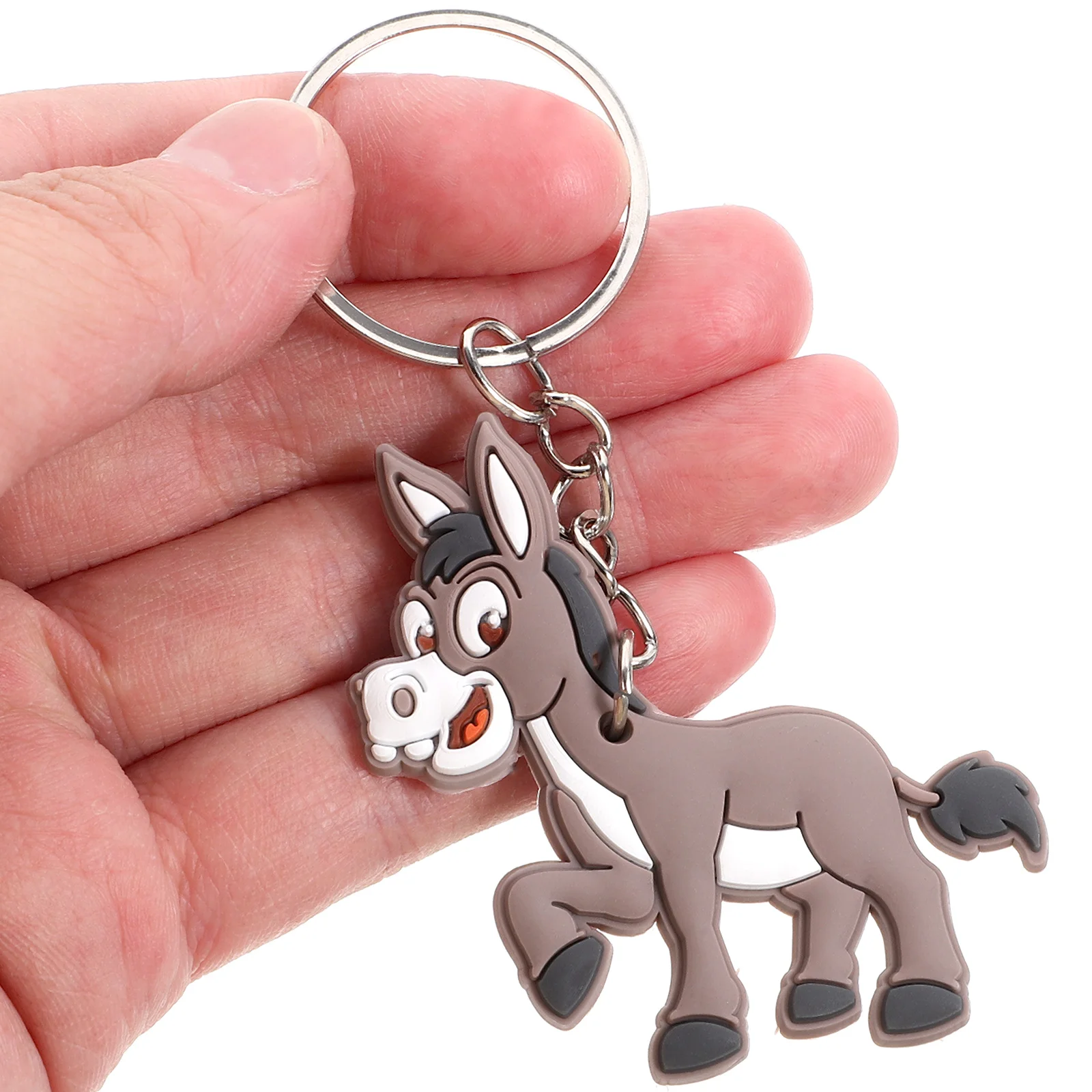 12 шт. брелок с изображением осла брелки животными призовое кольцо подвесное