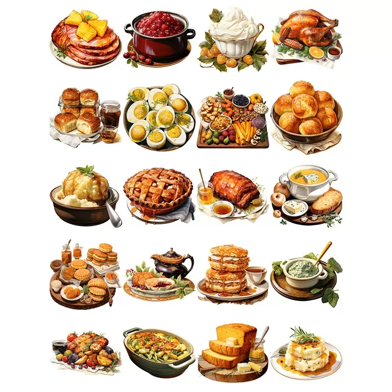 20 шт. винтажных наклеек Panalisacraft набор для сбора высечек скрапбукинга