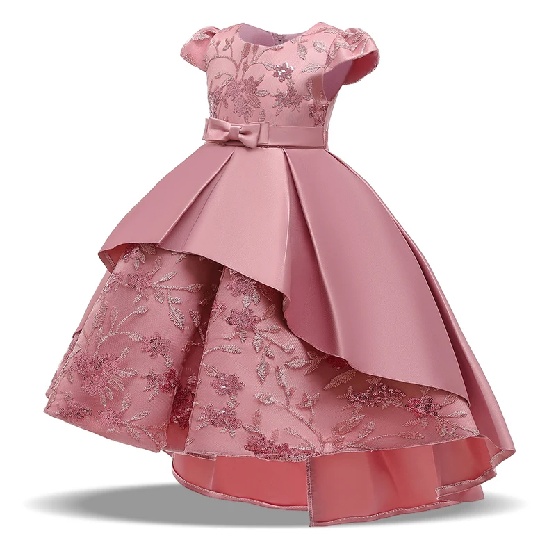 

2022 Formal Summer Dress Baby Girl Flower Kids Dresses For Girls Children Clothing Ball Gown Party Princess Baby Dress 2-8 Year