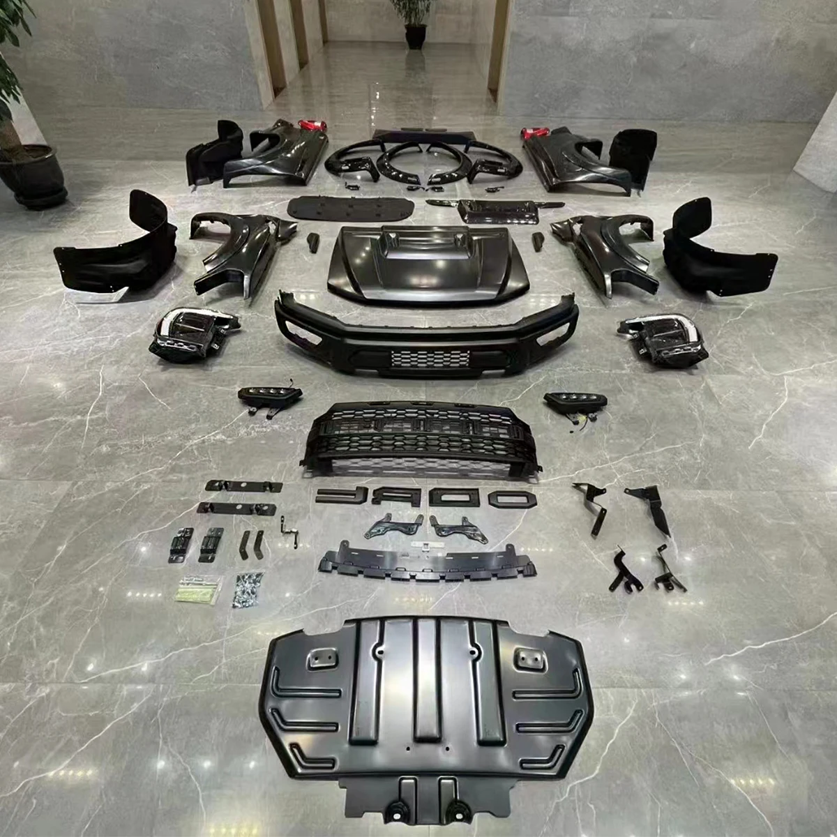 Оптовый комплект автомобильных бамперов для Ford Ranger T6 T7 T8 2012-2021 Escalate до 2022 F150 Raptor.