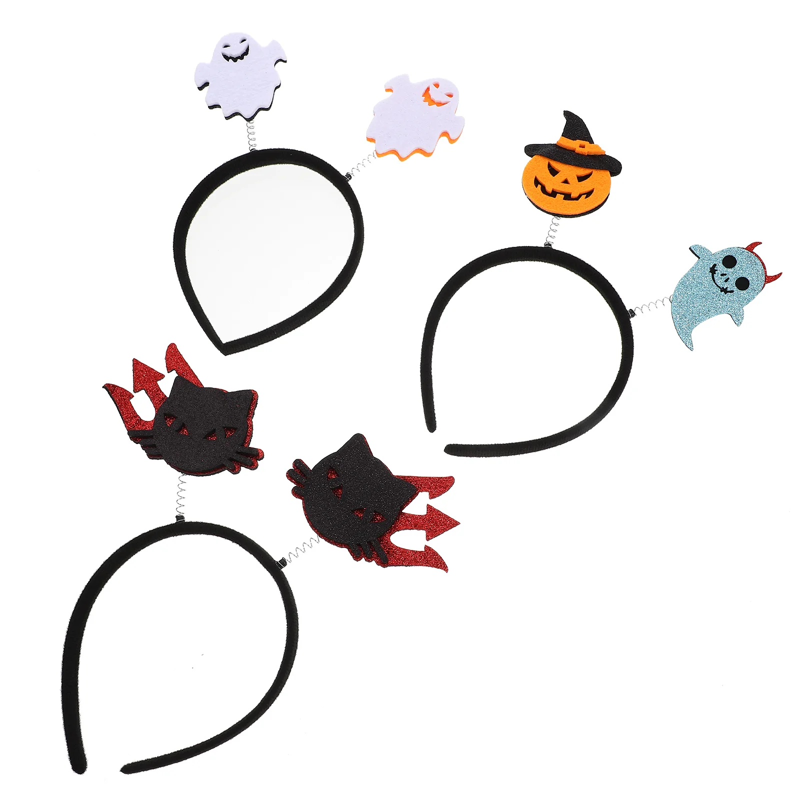 

Headband Party Hair Cosplay Accessories Boppers Ghost Pumpkin Head Witch Costume Headbands Hat Headpiece Props Decor Headdress