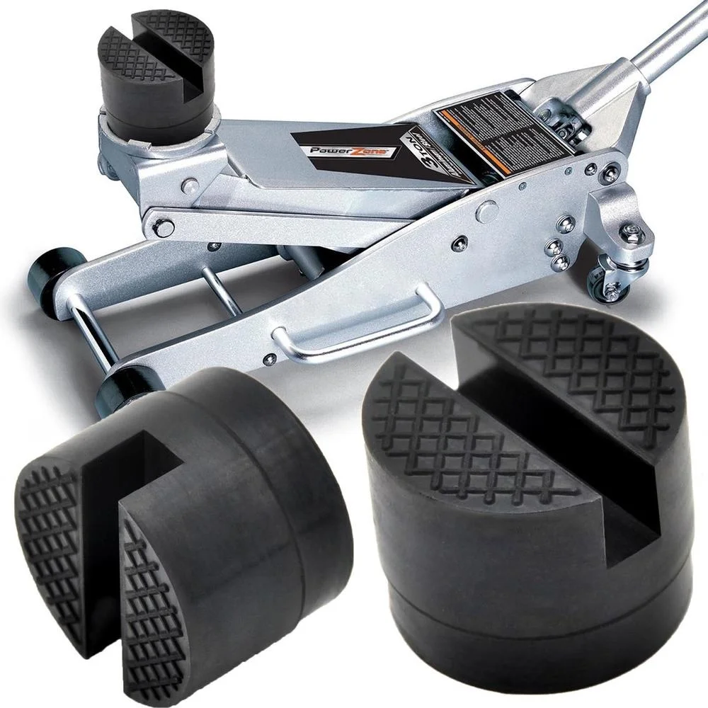 

Car Jack Rubber Pad Floor Slotted Car Rubber Jack Pad Frame Protector Adapter Jacking Tool Pinch Weld Side Lifting Disk