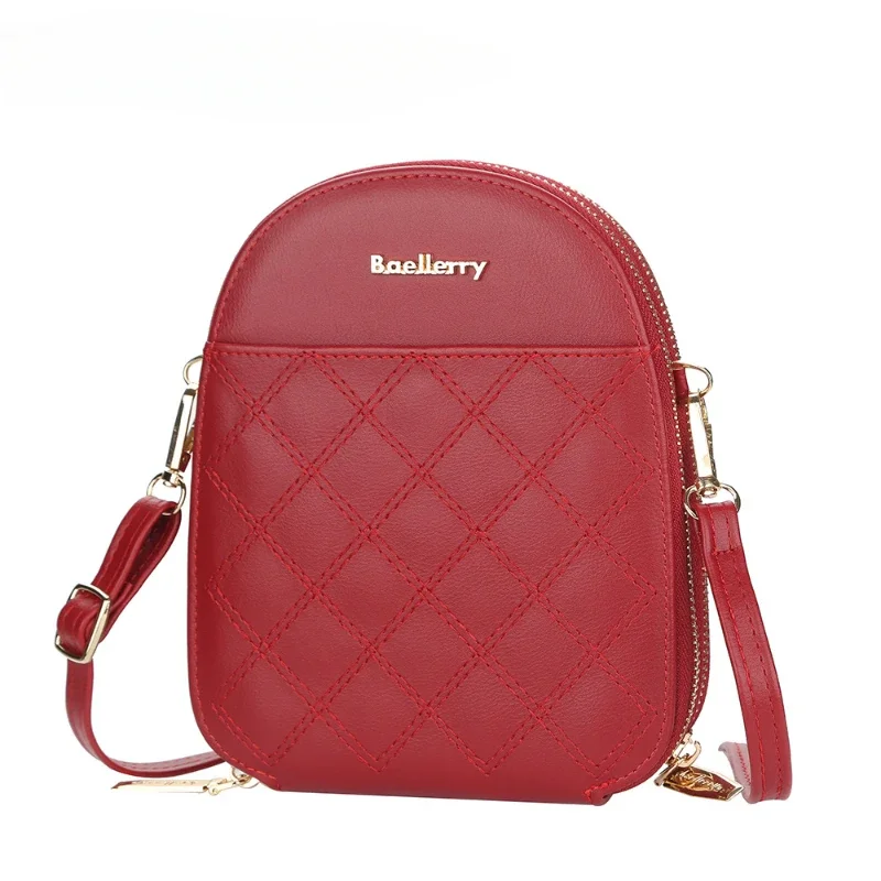 

Вместительный кошелек с вышивкой для женщин, с двойной молнией, модная новая женская сумка-Кроссбоди