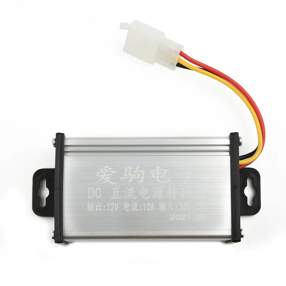 

DC Transformer Adapter Converts DC 36V-72V Input To DC 12V/10A Output For Electric Motorcycle Vacuum Lamp Transformer
