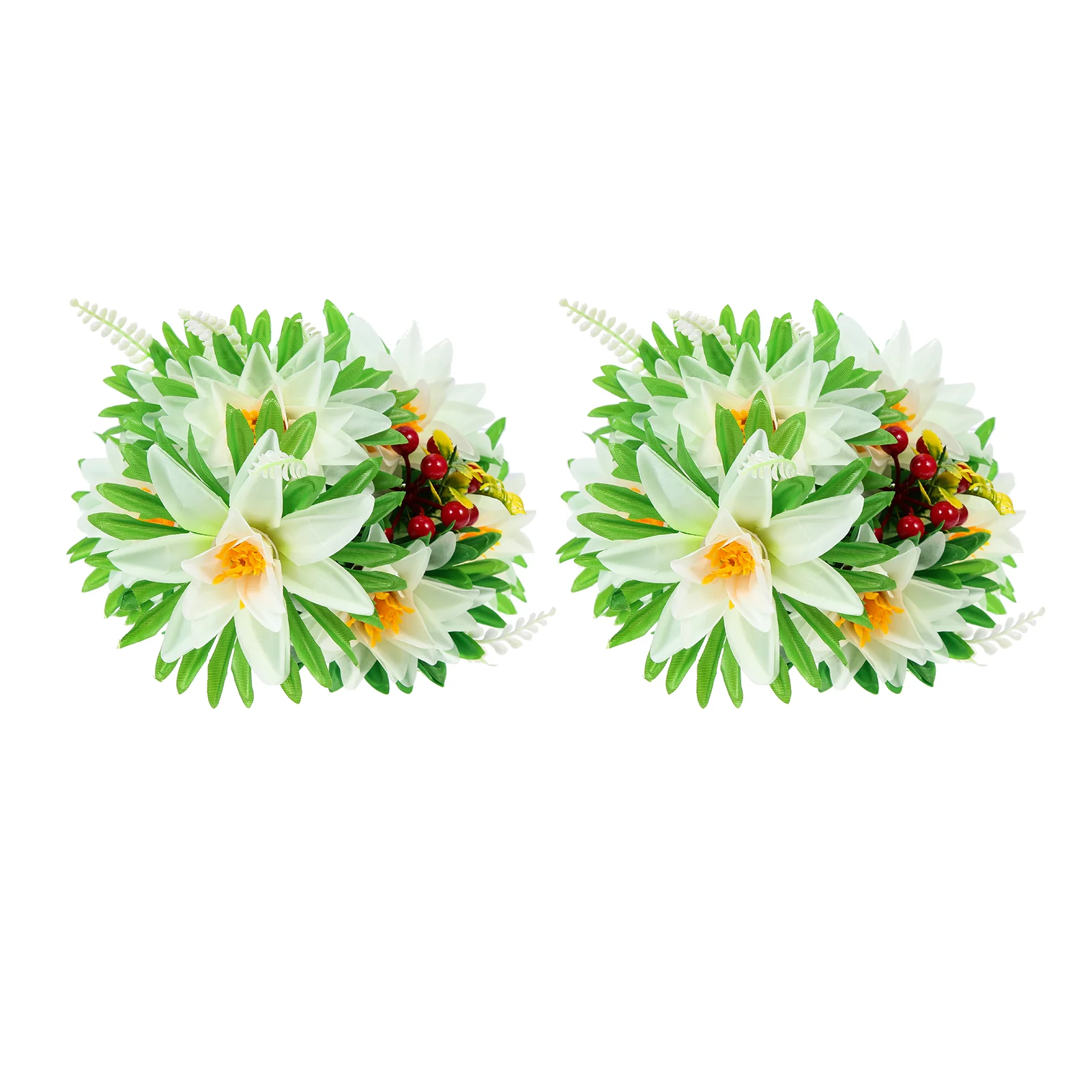 

2pcs Sacrifice Flower Bouquets Daisy Bouquet Memorial Flowers Daisies Flowers Bouquets Gravestone Decorations