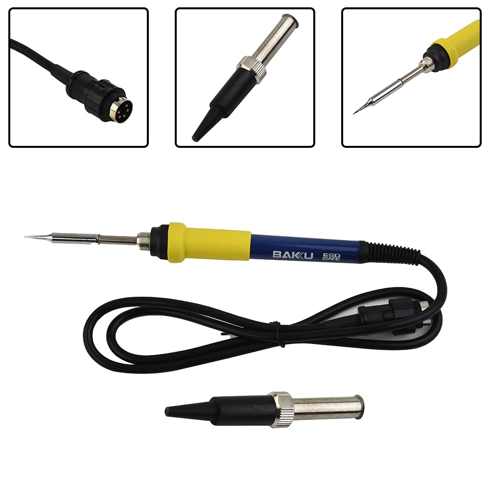 

Electric Soldering Iron Solder Handle With DIN 5Pin Female Connector For BAKU BK-936, BK-936+, BK-936D, BK-936D+, BK-936E