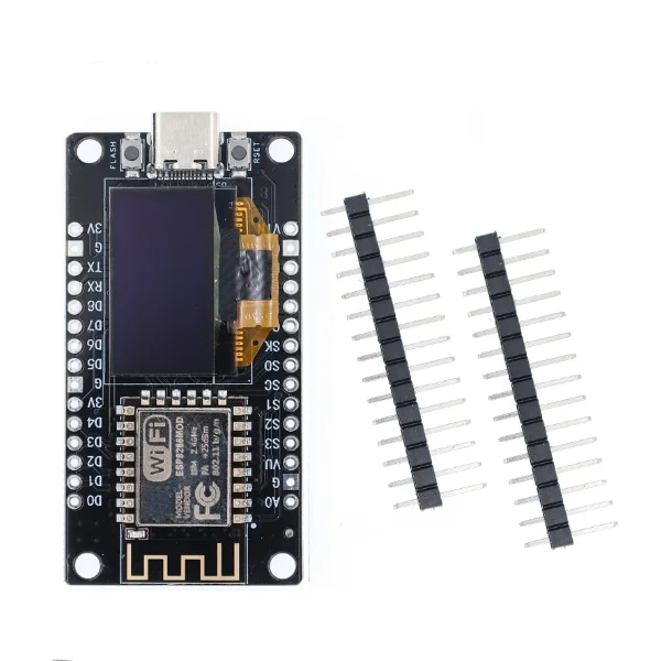 Фото Модуль OLED-дисплея 0,96 дюйма с Wi-Fi и ESP8266 NODEMCU, USB Type-C №2