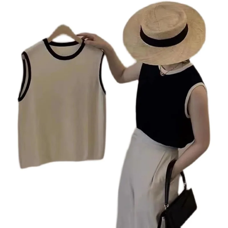 Летняя женская трикотажная тонкая рубашка из вискозы