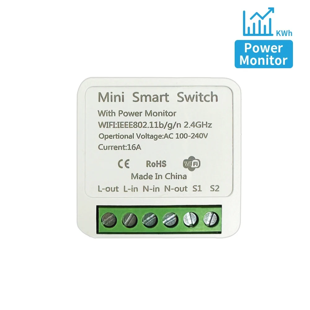 

KCOOJO Умный выключатель Wi-Fi 16А