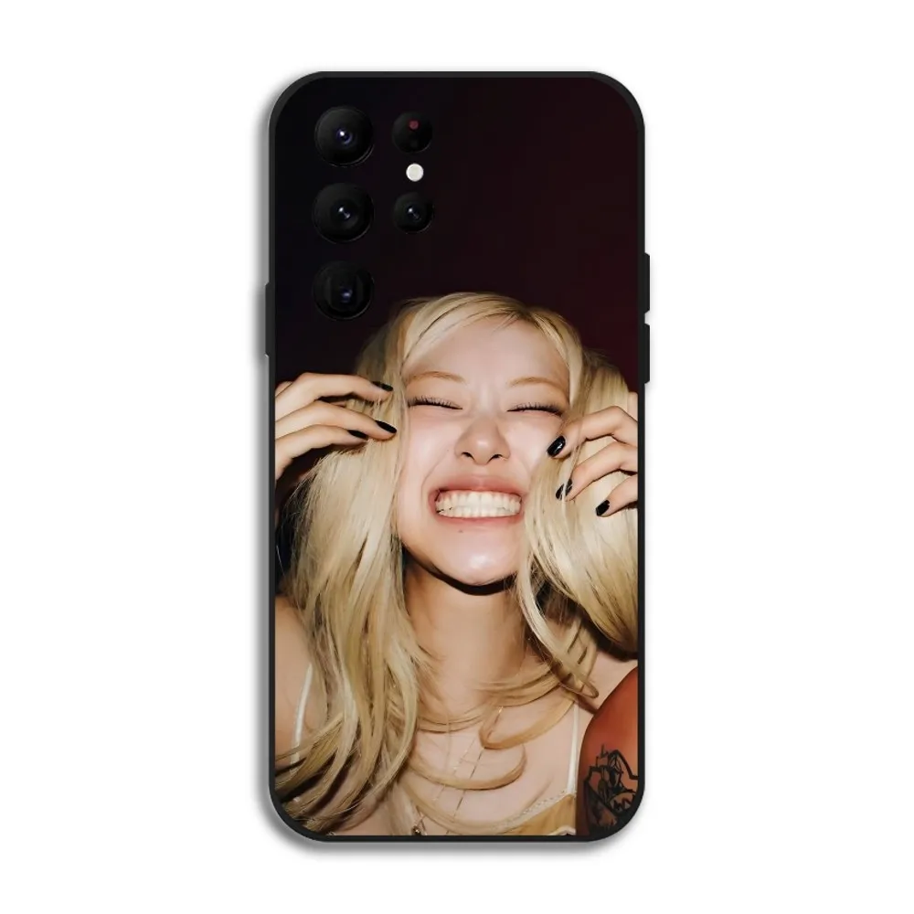 Kpop B-Blackpink Jisoo Jennie Rose Чехол для телефона Samsung Galaxy S25 S24 S22 S23 Ultra S21 S20 Plus 5G Корейский