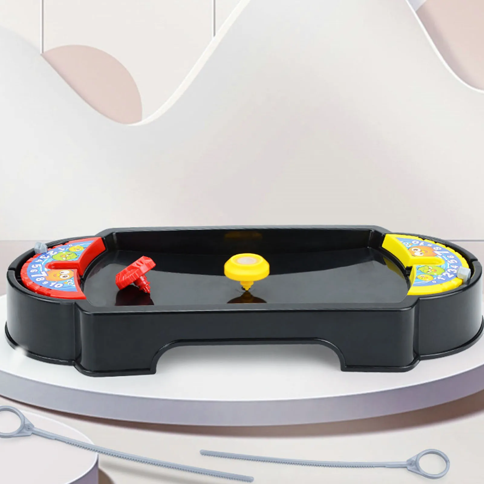 

Desktop Gryo Battle Toy Battle Spinning Top With Launcher Table Children's Educational Interactive Toy Indoor Sports Toy For