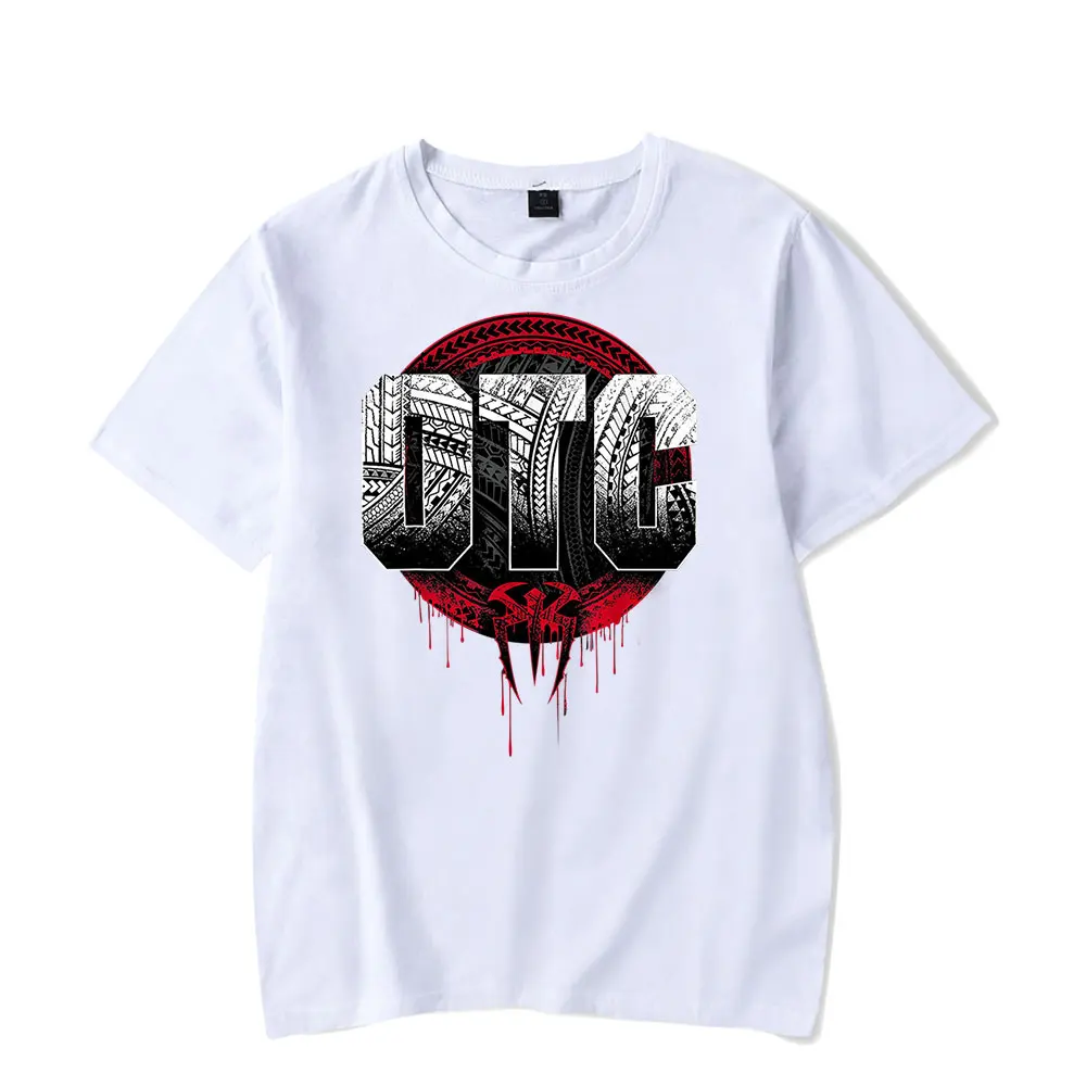 Винтажная футболка 90-х годов Roman Reigns OTC для мужчин и женщин с коротким рукавом