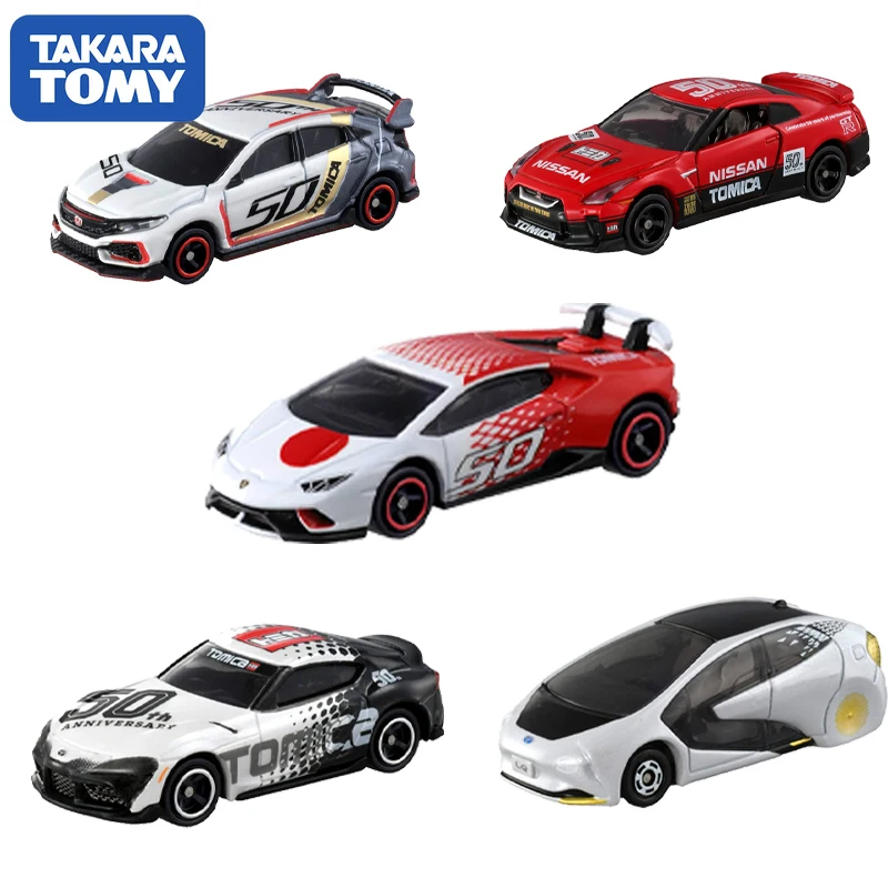 

Оригинальный литой Мини-автомобиль Takara Tomy Tomica из сплава, металлическая Игрушечная машина, коллекция 50-летия, памятная модель, детская игруш...