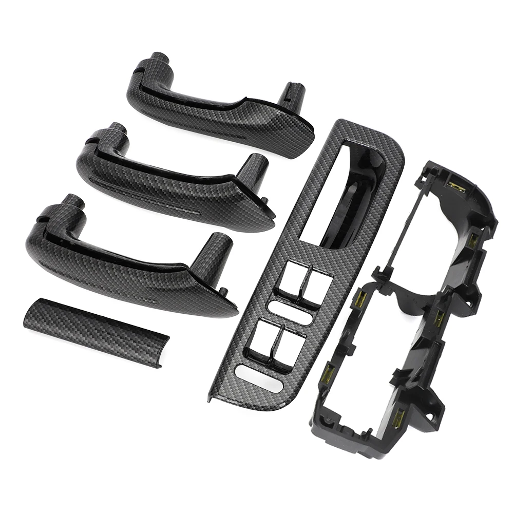 

1999-2004 подлокотник для двери из углеродного волокна для Bora Golf 4 MK4 для Jetta