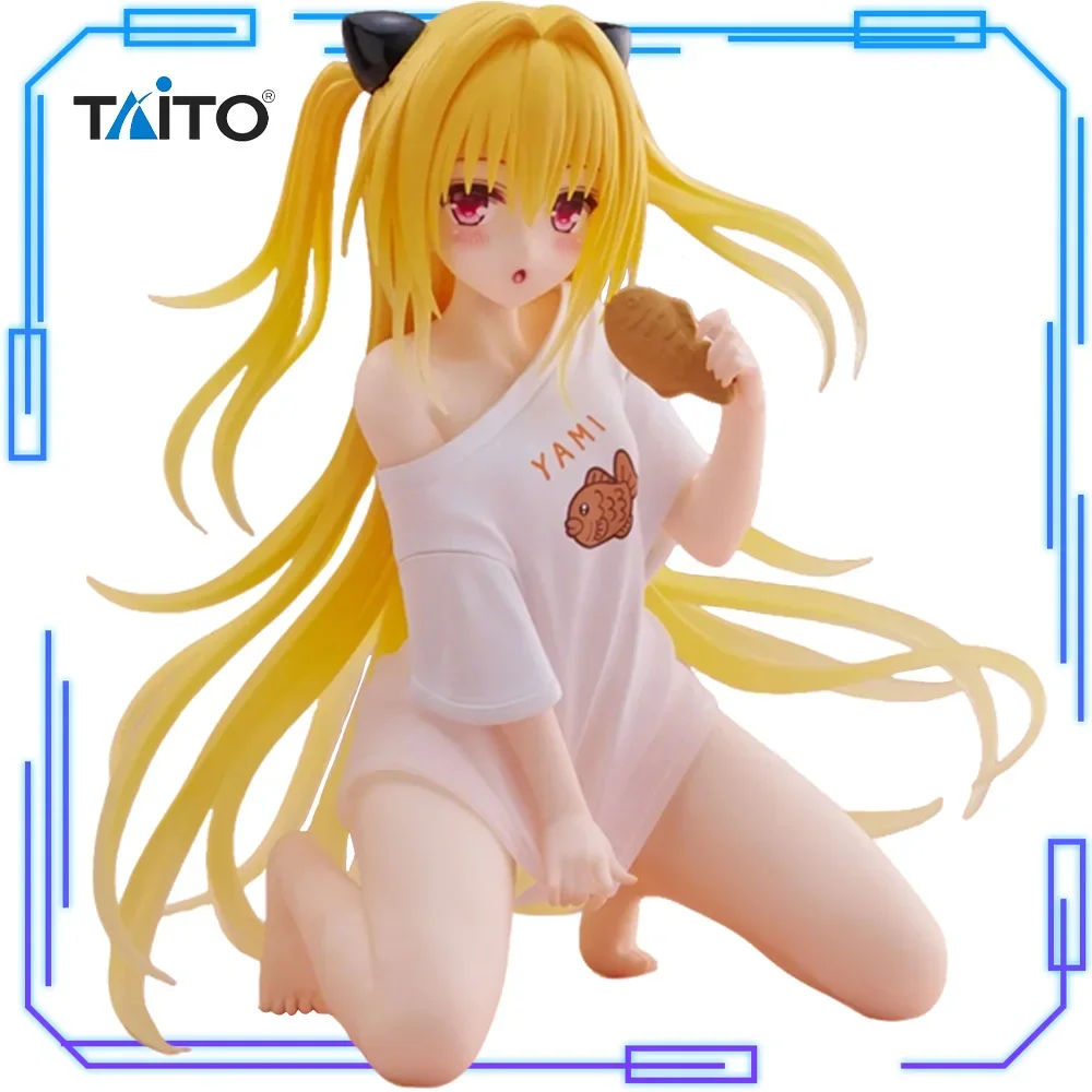 Фото В наличии: Оригинальная фигурка Taito To Love-Ru Darkness Golden Darkness Konjiki No Yami (версия для дома), 13 см, настольная, милая модель №1