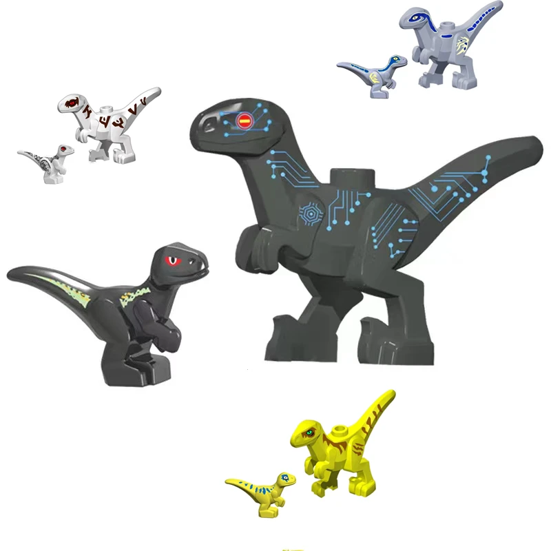 

Конструктор Динозавр мир Юрского периода, 5 см, совместим с маленькими детскими игрушками, милый Рождественский подарок для малыша