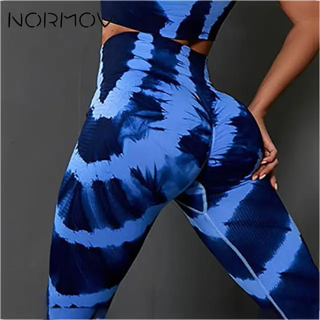 NORMOV Printing Yoga Sets Zebra Pattern Sports Suits Sexy Seamless Sloping Shoulders Gym Sets 2022 2 Pieces Sportwear 6